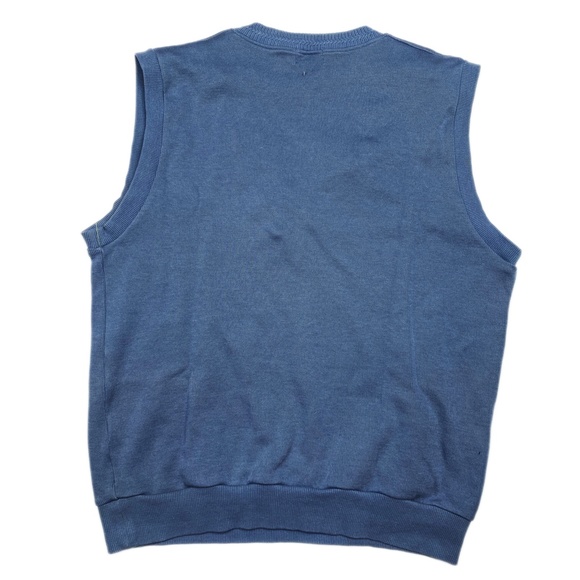 Light Blue * Men’s Descente Vintage Golf Collection V-Neck Vest - Sz L - Picture 4 of 4